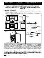 Preview for 5 page of Frigidaire FEFD67CHSE Installation Instructions Manual