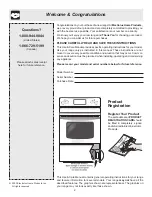 Preview for 2 page of Frigidaire FEFL77ASG Use & Care Manual