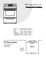 Frigidaire FEFL79J Parts Catalog preview