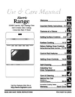 Frigidaire FEFL88ACC Use & Care Manual preview