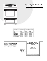 Frigidaire FEFLM605D Factory Parts Catalog preview