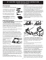 Preview for 2 page of Frigidaire FEFS66DSJ Installation Instructions