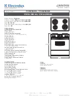 Frigidaire FES355A Specifications предпросмотр