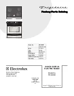 Preview for 1 page of Frigidaire FES365ECF Parts Catalog