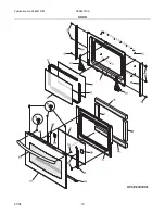 Предварительный просмотр 10 страницы Frigidaire FES367F Factory Parts Catalog