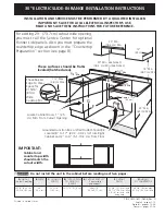 Preview for 1 page of Frigidaire FES367FCC Installation Instructions Manual