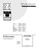 Frigidaire FES368D Factory Parts Catalog preview