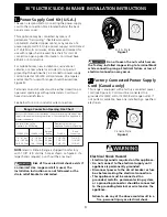 Предварительный просмотр 3 страницы Frigidaire FES368DSC Installation Instructions Manual