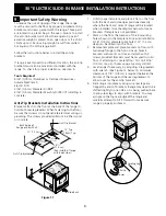 Предварительный просмотр 9 страницы Frigidaire FES368DSC Installation Instructions Manual