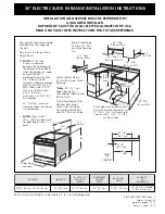 Frigidaire FES388WGCJ Installation Instructions Manual preview