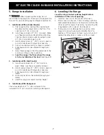 Preview for 7 page of Frigidaire FES388WGCJ Installation Instructions Manual