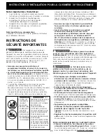 Preview for 20 page of Frigidaire FES388WGCJ Installation Instructions Manual