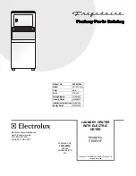 Preview for 1 page of Frigidaire FEX831F Factory Parts Catalog