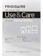 Preview for 1 page of Frigidaire FFAD7033R1 Use & Care Manual