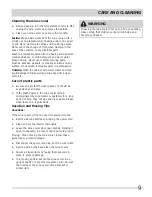 Preview for 9 page of Frigidaire FFBC4622QS Use & Care Manual