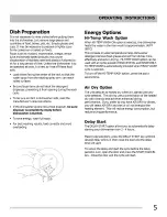 Preview for 21 page of Frigidaire FFBD1821MB0A Use & Care Manual