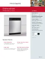 Preview for 1 page of Frigidaire FFBD2406N S Specifications