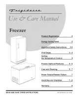 Frigidaire FFC0522DW13 Use & Care Manual preview