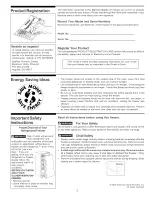 Preview for 2 page of Frigidaire FFC0522DW13 Use & Care Manual