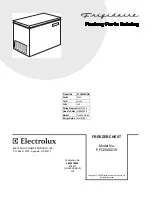 Frigidaire FFC05K0DW Factory Parts Catalog preview