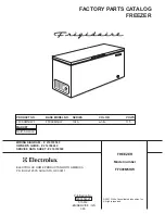 Frigidaire FFC09M5HW Factory Parts Catalog предпросмотр