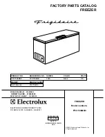 Предварительный просмотр 1 страницы Frigidaire FFC15C8BB0 Factory Parts Catalog