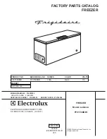 Frigidaire FFC15C8BB1 Factory Parts Catalog preview