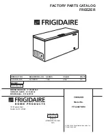 Frigidaire FFC20D7HW0 Factory Parts Catalog preview