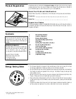 Preview for 2 page of Frigidaire FFC20D7HW4 Owner'S Manual