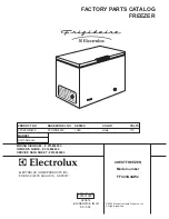 Frigidaire FFC20G4AW2 Factory Parts Catalog preview