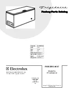 Frigidaire FFC25C8CW Factory Parts Catalog preview