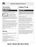 Preview for 4 page of Frigidaire FFCE1455UD Use & Care Manual