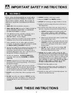 Preview for 6 page of Frigidaire FFCE1638L S Use & Care Manual