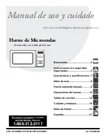 Frigidaire FFCE1638LS (Spanish) Manual De Uso Y Cuidado preview