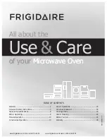 Frigidaire FFCE1655US Use & Care Manual preview