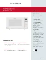 Frigidaire FFCE2238L B Specification Sheet preview