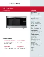 Preview for 1 page of Frigidaire FFCE2278LS Specifications