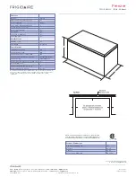 Preview for 2 page of Frigidaire FFCH13M2MW Specifications