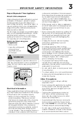 Preview for 3 page of Frigidaire FFCL2042AW Use & Care Manual