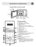 Предварительный просмотр 7 страницы Frigidaire FFCM0724LB (Spanish) Manual De Uso Y Cuidado