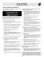 Предварительный просмотр 20 страницы Frigidaire FFCM0724LB (Spanish) Manual De Uso Y Cuidado