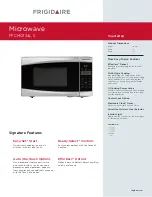 Frigidaire FFCM0734L S Features & Dimensions preview