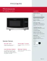 Frigidaire FFCM0934L Specifications preview