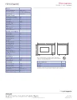 Preview for 2 page of Frigidaire FFCM0934L Specifications