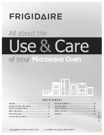 Frigidaire FFCM1155US Use & Care Manual preview