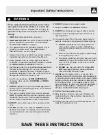 Preview for 7 page of Frigidaire FFCM1155US Use & Care Manual