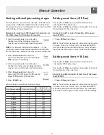 Preview for 11 page of Frigidaire FFCM1155US Use & Care Manual