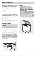 Preview for 4 page of Frigidaire FFCS0522AW Use & Care Manual