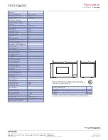 Preview for 2 page of Frigidaire FFCT1278LS Specifications