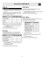 Preview for 13 page of Frigidaire FFCT1278LS Use And Care Manual